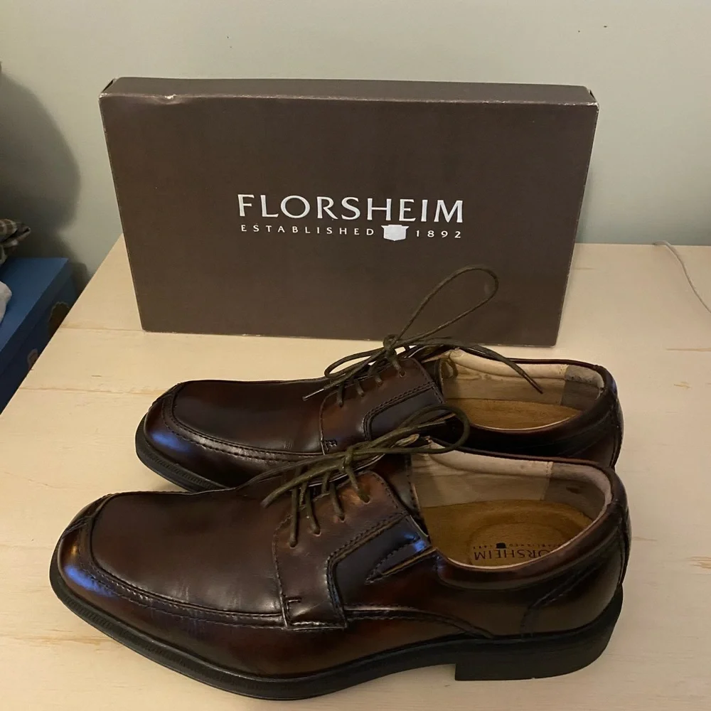 Florsheim Men's Brown Leather Billings Shoes